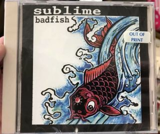 Vintage Rare 1995 Sublime Badfish Cd Skunk Records Old - Stock Nos