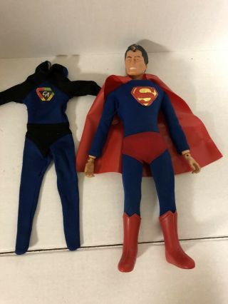 Rare Vintage 1966 Ideal Toy Corp 12  Superman Figure Doll Dc Comics Hero