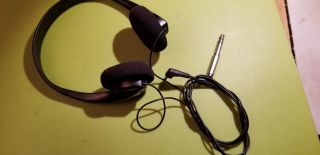 Vintage Aiwa Hp - A272 Ear Stereo Walkman Earphones Headphones Bonus Adapter