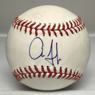 Aaron Judge Single Signed Baseball Autographed Auto Jsa Loa York Yankees