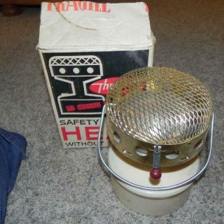 02061 Vintage Thermix Safety Without Flame Heater Camping Car Hunting,