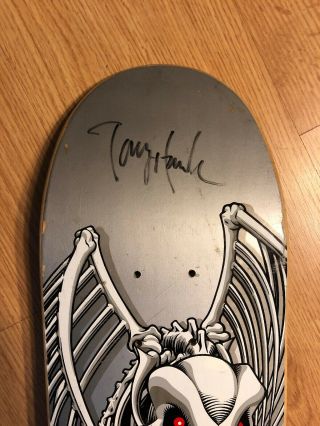 Tony Hawk Signed Birdhouse Skateboard Deck Autograph Bones Brigade 2