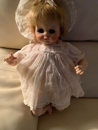 Vintage Madame Alexander 14 Inch Baby Doll.  1965