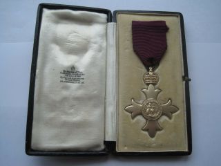 Civil Most Order Of The British Empire Medal,  Obe,  Garrard & Co,  1917
