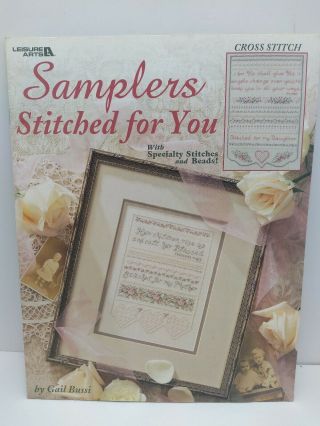 4 SAMPLER Cross Stitch Pattern Books One Vintage RELIGIOUS Themes Baby Samplers 3