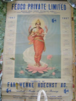 Old Vintage Chromolithos Paper Print Of Fedco Pvt Ltd,  Advertisement From India