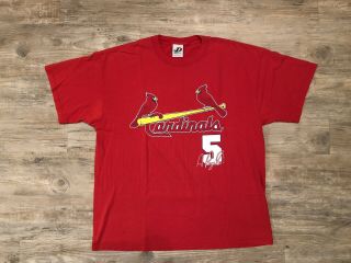 Vintage Dynasty Mlb St Louis Cardinals Albert Pujols Autograph T - Shirt 2004