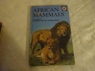 Vintage Retro Ladybird Book Series 691 Animals Of World African Mammals
