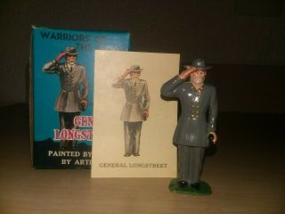 Vintage Marx Warriors Of The World Confederate Soldier General Longstreet