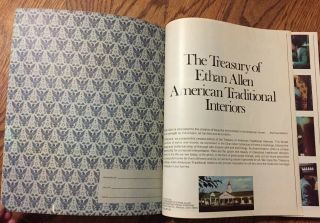 VINTAGE ETHAN ALLEN THE TREASURY OF AMERICAN TRADITIONAL INTERIORS 77TH EDITION 3