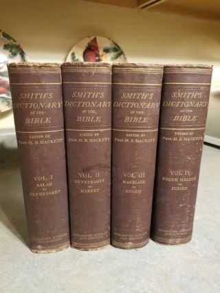 Antique 1890 4 Volume Set Of Smith 