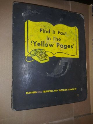 Vintage 1968 Atlanta Ga Southern Bell Yellow Pages Phone Book Metro Atl