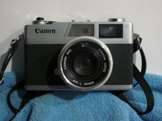 Canon Canonet 28 Vintage Film Range Finder Camera 35mm With Case