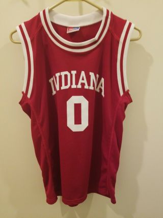 Vintage Youth Boys Indiana Hoosiers Basketball Jersey Size Large 14 - 16 By Taylor