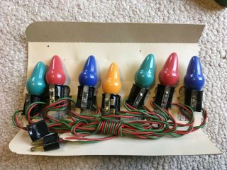 6 packages of Vintage outdoor Christmas lights,  Joyous Lights string of 7 3