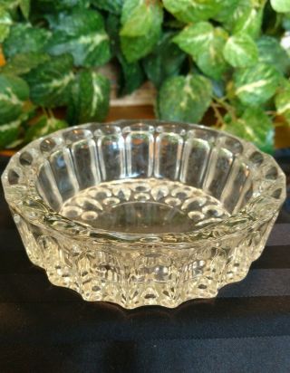 Kig Leaded Crystal Ashtray/dish 6 " Wide From Malaysia