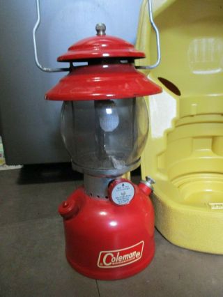 Vintage 5 - 70 Coleman 200a Sunshine Of The Night Lantern W Clam Shell Case,  Extr