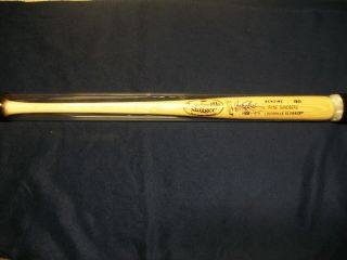 Ryne Sandberg 2005 Hof Signed Autographed Baseball Bat Louisville Slugger 34 Psa
