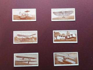 A History Of Aviation (brown) Issued 1933 By L & Butler Set 25