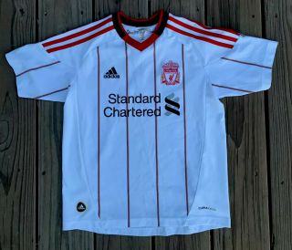 Adidas Standard Chartered Jersey Liverpool Footbal Club Clima Cool Size Youth S