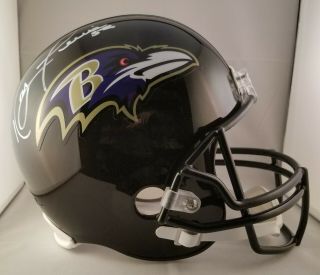 Ray Lewis Autographed Signed Full Size Helmet Baltimore Ravens Jsa