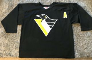 Jaromir Jagr Vintage 90’s Ccm Pittsburgh Penguins Hockey Jersey Shirt Xl