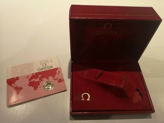 Omega Vintage Red Box With International Guarantee
