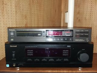 Technics Sl - P300 Vintage Cd Player With Remote Sounds Great
