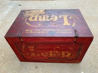 Antique Wood Beer Bottle Crate 