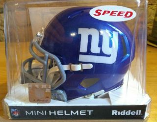 Saquon Barkley York Giants Signed Autographed Mini Football Helmet With