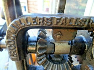Antique MILLERS FALLS BARN BEAM AUGER Timber Framing Drill Press Boring Tool 2