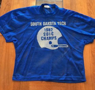 South Dakota Tech Hardrockers 1982 Game Worn Football Jersey Sdic Champs Mines