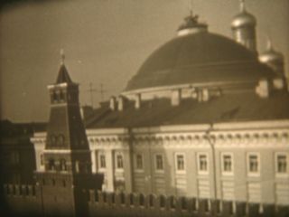 Vintage 16mm Soviete Educational Documentary " Moscow Kremlin " Film B/w Movie
