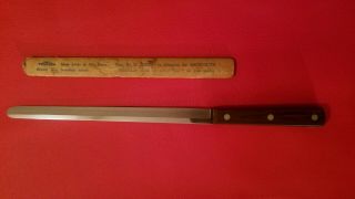 Vintage Cutco Model 34.  9” Carving Slicing Cooks Knife In