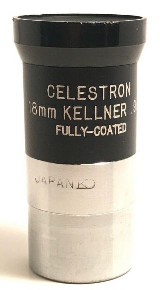 Celestron 18mm Kellner.  96 Fully - Coated Telescope Eyepiece Vintage
