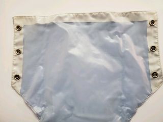 Lea Nora Baby Panty Diaper Cover Blue Plastic Nylon Rubber Pants Florida Vintage 3