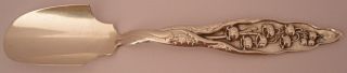 Rare Whiting Sterling Lily Of The Valley Small Size Cheese Scoop 6 1/8 "
