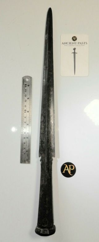 Extremely Rare Conserved Anglo - Norse / Viking Combat Spear Head - Ef Quality