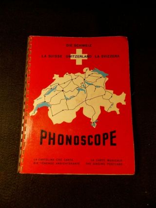 Vintage Book Of Six Phonoscopes (5 Scenic/1 Happy Birthday) From Switzerland