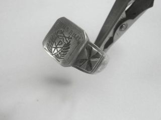Med.  KNIGHTS CRUSADER Silver Ring from The Order of Saint Michael of the Wing 3