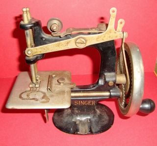 Antique Singer Sewing Machine Small Child Size