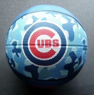 Chicago Cubs Baseball Team Good Stuff Co 8 " Blue Mini Basketball 2011 Unusual