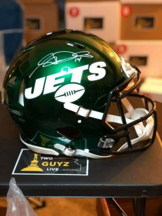 Sam Darnold Signed York Jets Full Size Authentic Helmet