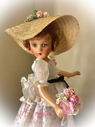 Pretty As A Picture Vintage 17” Madame Alexander Wendy Ann As Southern Girl