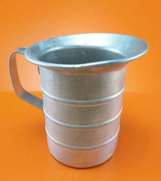 Vtg Wear - Ever No.  5261 Heavy Duty Aluminum Measuring Cup/pitcher 4 Cups Or 1 Qt