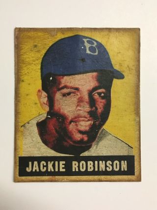 1948 Leaf Jackie Robinson 79 Baseball Cards