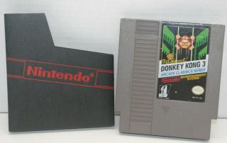 Donkey Kong 3 - Nintendo Nes Vintage Video Game