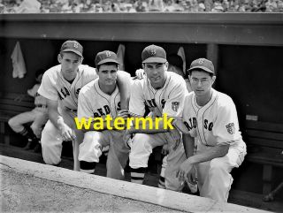1942 Ted Williams - Dom Dimaggio Boston Red Sox Al Stars 8x10 Photo