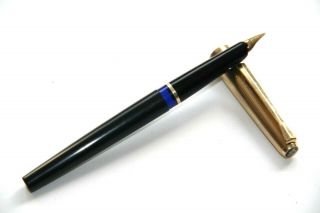 Vintage Pelikan 30 Rolled Gold Fountain Pen,  M - Medium 14k 585 Gold Nib,