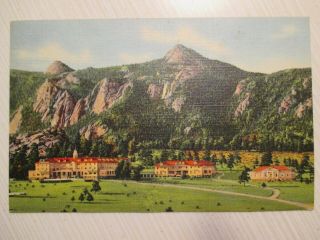 Vintage Postcard The Stanley Hotel Estes Park Rocky Mnt Natl Park Colorado